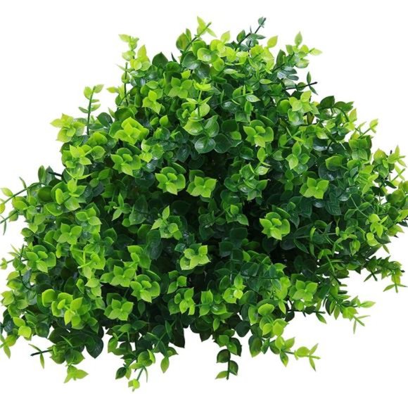 10 Pack Artificial Boxwood Stems for Outdoors No Fading Plastic Faux Plants - Picture 5 of 7